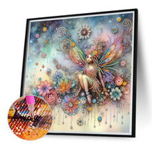 Load image into Gallery viewer, Diamond Painting - Partial Special Shaped - Flower fairy (40*40CM)