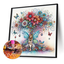 Load image into Gallery viewer, Diamond Painting - Partial Special Shaped - Flower fairy (40*40CM)