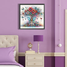 Load image into Gallery viewer, Diamond Painting - Partial Special Shaped - Flower fairy (40*40CM)