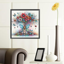 Load image into Gallery viewer, Diamond Painting - Partial Special Shaped - Flower fairy (40*40CM)