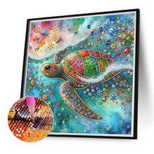 Load image into Gallery viewer, Diamond Painting - Partial Special Shaped - Sea turtle (40*40CM)