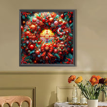 Load image into Gallery viewer, AB Diamond Painting - Full Round - Christmas wreath (40*40CM)