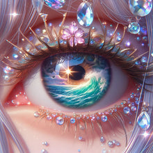 Load image into Gallery viewer, AB Diamond Painting - Full Round - Beach crystal eyes (40*40CM)