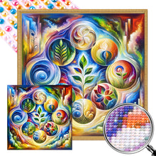 Load image into Gallery viewer, AB Diamond Painting - Full Round - Life leaves (40*40CM)