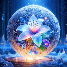 Load image into Gallery viewer, AB Diamond Painting - Full Round - Crystal ball lilies (40*40CM)