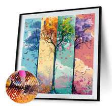 Load image into Gallery viewer, AB Diamond Painting - Full Round - Four seasons tree (50*50CM)