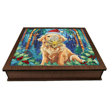 Load image into Gallery viewer, Wooden Christmas Holidays Diamond Painting Countdown Calendar Box for Home Decor