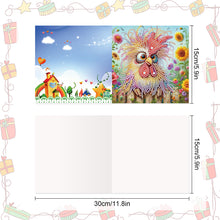 Load image into Gallery viewer, 8Pcs Humorous Bird Diamond Painting Greeting Card Diamond Drawing Card for Kids