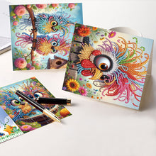 Load image into Gallery viewer, 8Pcs Humorous Bird Diamond Painting Greeting Card Diamond Drawing Card for Kids