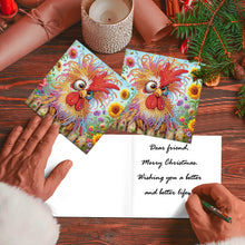 Load image into Gallery viewer, 8Pcs Humorous Bird Diamond Painting Greeting Card Diamond Drawing Card for Kids