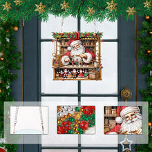 Load image into Gallery viewer, Acrylic Special Shape Christmas Santa Claus DIY Diamond Art Pendant Kit
