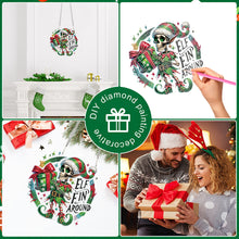 Load image into Gallery viewer, Acrylic Special Shape Christmas Skull DIY Diamond Painting Art Pendant Kit
