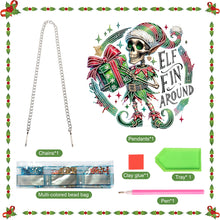 Load image into Gallery viewer, Acrylic Special Shape Christmas Skull DIY Diamond Painting Art Pendant Kit