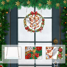 Load image into Gallery viewer, Acrylic Special Shape Christmas Angel DIY Diamond Painting Art Pendant Kit