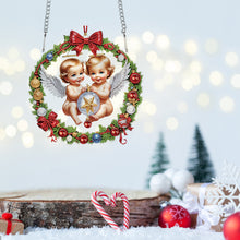 Load image into Gallery viewer, Acrylic Special Shape Christmas Angel DIY Diamond Painting Art Pendant Kit