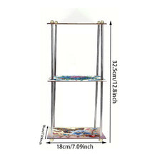 Load image into Gallery viewer, Acrylic Colorful Pattern 5D DIY Diamond Painting Serving Tray for Coffee Table