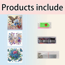 Load image into Gallery viewer, Acrylic Colorful Pattern 5D DIY Diamond Painting Serving Tray for Coffee Table