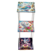 Load image into Gallery viewer, Acrylic Colorful Pattern 5D DIY Diamond Painting Serving Tray for Coffee Table