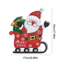 Load image into Gallery viewer, Christmas Diamond Painting Night Light 5D DIY Diamond Painting Lamp(Santa Claus)