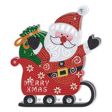 Load image into Gallery viewer, Christmas Diamond Painting Night Light 5D DIY Diamond Painting Lamp(Santa Claus)