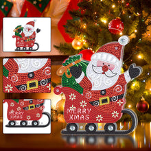 Load image into Gallery viewer, Christmas Diamond Painting Night Light 5D DIY Diamond Painting Lamp(Santa Claus)