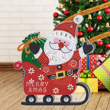 Load image into Gallery viewer, Christmas Diamond Painting Night Light 5D DIY Diamond Painting Lamp(Santa Claus)