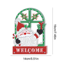 Load image into Gallery viewer, Christmas Diamond Painting Night Light DIY Diamond Art Lamp(Santa Claus Welcome)