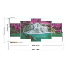 Load image into Gallery viewer, Diamond Painting - Full Round - Waterfall (95*45CM)