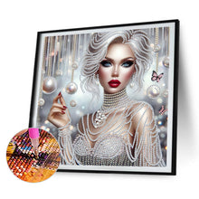 Load image into Gallery viewer, 4Pcs Partial Special Diamond Painting Set - Elegant lady (30*30CM)