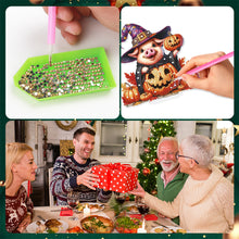 Load image into Gallery viewer, Halloween Special Shape Pumpkin Pig Diamond Painting Desktop Ornaments