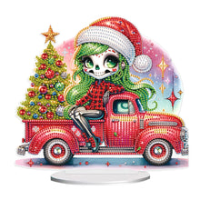Load image into Gallery viewer, Special Shape Christmas Skeleton Beauty Diamond Painting Desktop Ornaments