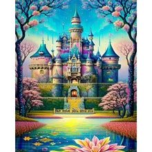 Load image into Gallery viewer, AB Diamond Painting - Full Round - Fairy tale castle (40*80CM)