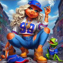 Load image into Gallery viewer, Diamond Painting - Full Round - Buffalo Bills (40*40CM)