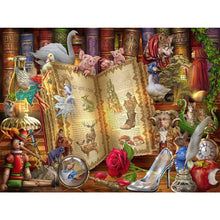 Load image into Gallery viewer, AB Diamond Painting - Full Round - Storybook and small animals Storybook and small animals (60*45CM)
