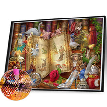 Load image into Gallery viewer, AB Diamond Painting - Full Round - Storybook and small animals Storybook and small animals (60*45CM)