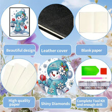 Load image into Gallery viewer, 50 Pages A5 Special Shaped Cartoon Mosaic Diamond Sketching Book for Adults Kids