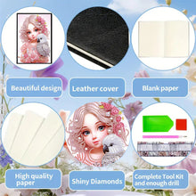 Load image into Gallery viewer, 50 Pages A5 Special Shaped Cartoon Mosaic Diamond Sketching Book for Adults Kids