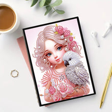 Load image into Gallery viewer, 50 Pages A5 Special Shaped Cartoon Mosaic Diamond Sketching Book for Adults Kids