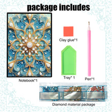 Load image into Gallery viewer, 50 Pages A5 Special Shaped Cartoon Mosaic Diamond Sketching Book for Adults Kids