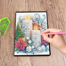 Load image into Gallery viewer, 50 Pages A5 Special Shaped Cartoon Mosaic Diamond Sketching Book for Adults Kids
