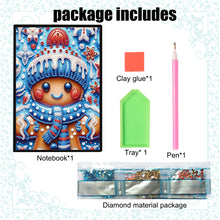 Load image into Gallery viewer, 50 Pages A5 Special Shaped Cartoon Mosaic Diamond Sketching Book for Adults Kids