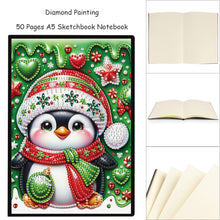 Load image into Gallery viewer, 50 Pages A5 Special Shaped Cartoon Mosaic Diamond Sketching Book for Adults Kids