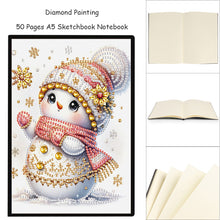 Load image into Gallery viewer, 50 Pages A5 Special Shaped Cartoon Mosaic Diamond Sketching Book for Adults Kids