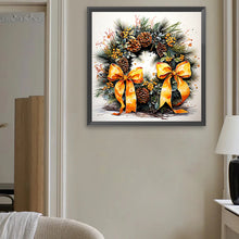 Load image into Gallery viewer, Diamond Painting - Full Square - Christmas wreaths (40*40CM)