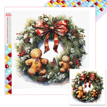 Load image into Gallery viewer, Diamond Painting - Full Square - Christmas wreaths (40*40CM)