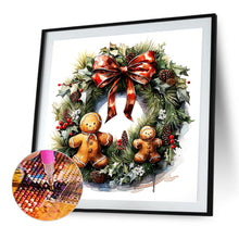 Load image into Gallery viewer, Diamond Painting - Full Square - Christmas wreaths (40*40CM)