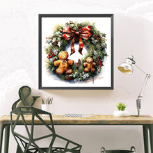 Load image into Gallery viewer, Diamond Painting - Full Square - Christmas wreaths (40*40CM)