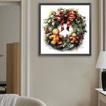 Load image into Gallery viewer, Diamond Painting - Full Square - Christmas wreaths (40*40CM)