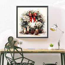 Load image into Gallery viewer, Diamond Painting - Full Square - Christmas wreaths (40*40CM)