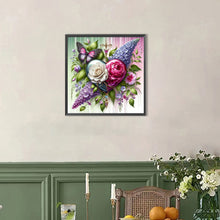 Load image into Gallery viewer, AB Diamond Painting - Full Round - Flowers, butterflies, hearts (40*40CM)